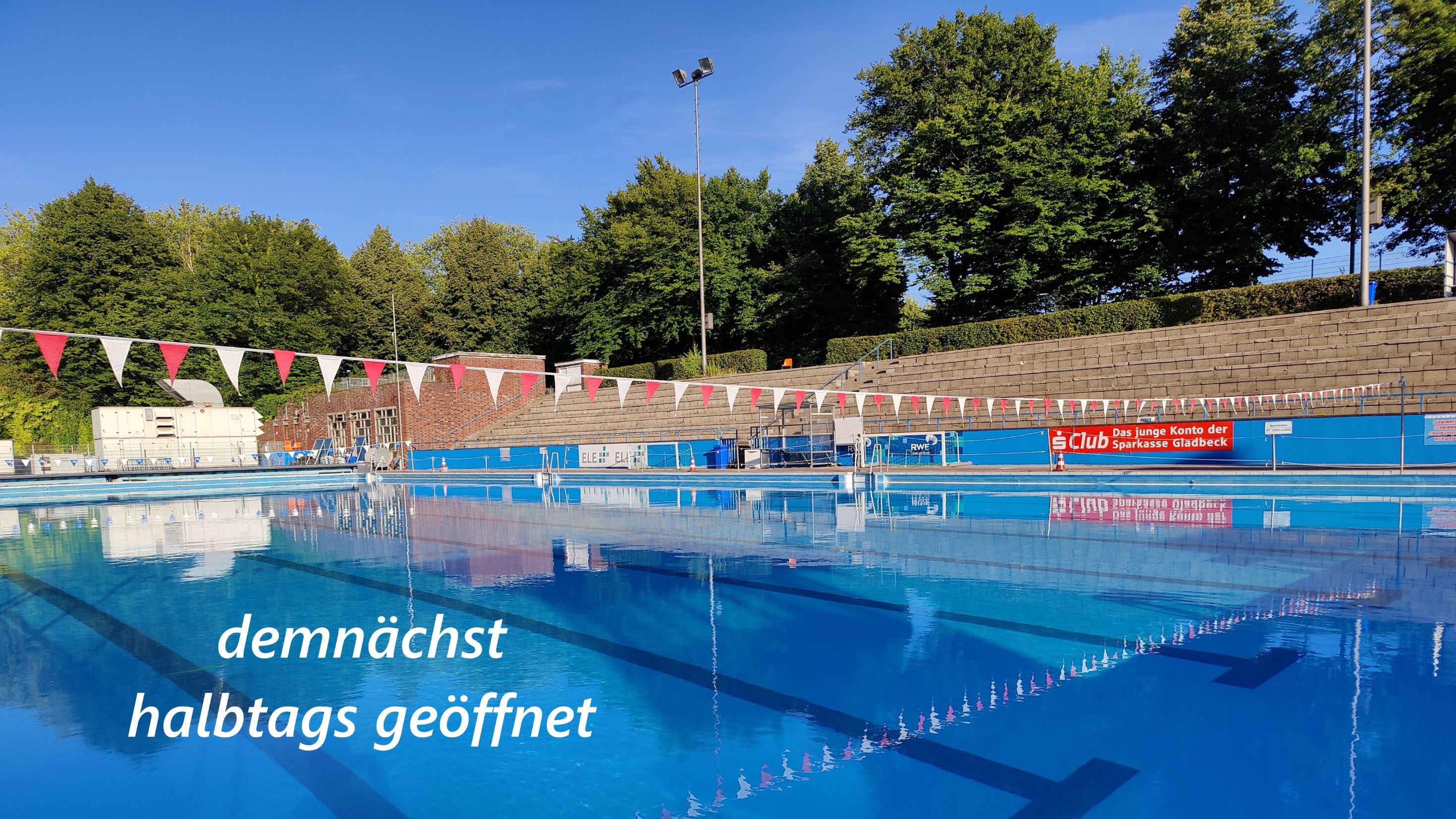 Das Schwimmen kann weitergehen